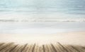 Summer dream beach loney sand beach at summer vacation time Royalty Free Stock Photo