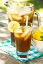 Summer Drink Iced Tea In Glass