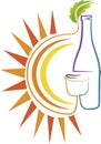 Summer drink logo