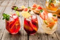 Summer drink sangria Royalty Free Stock Photo