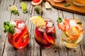 Summer drink sangria Royalty Free Stock Photo