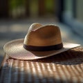 Summer elegance defined by the perfect pairing of straw hat and fedora