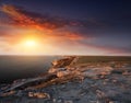 Summer evening by the sea