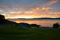 Summer eveninig on the coast of Trondheim Royalty Free Stock Photo