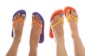Summer feet with flip flops