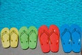 Summer Flipflops Royalty Free Stock Photo