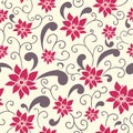 Summer floral pattern Royalty Free Stock Photo