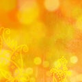 Summer flowers background with bokeh. Royalty Free Stock Photo