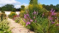 Summer flowers at the RHS Bridgewater Gardens in Salford, Northern England Royalty Free Stock Photo