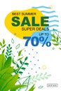 Summer Flyer with Super Deal for Budget Shopping