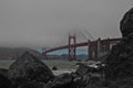 Summer fog in San Francisco 2018 Royalty Free Stock Photo