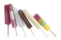 Summer fruit ice lollies Royalty Free Stock Photo