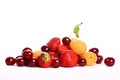 Summer fruit salad ingredients Royalty Free Stock Photo