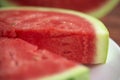 Summer fruit still life, natural watermelon freshness.