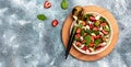 Summer Fruit Strawberry, spinach Salad with nuts, feta cheese balsamic vinegar, Detox and healthy superfoods concept Royalty Free Stock Photo