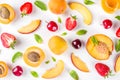 Summer fruits concept Royalty Free Stock Photo