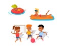 Summer Fun and Entertainments Illustration