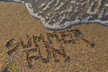 Summer fun by the seashore Royalty Free Stock Photo