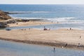 Summer Fun on Southport Beach Beach, Port Noarlunga, SA Royalty Free Stock Photo