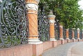 The Summer garden lattice.Russia. Petersburg.