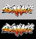 Summer Graffiti Vector Lettering