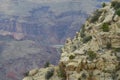 Summer in Grand Canyon: Hance Rapids on the Colorado River Near the Red Canyon Trail Seen from Moran Point Along Desert View Drive Royalty Free Stock Photo