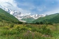 View of the mountain Svaneti, Georgia