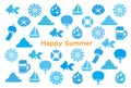 Summer greeting card