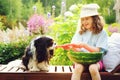Summer happy child girl eating watermelon outdoor on vacation Royalty Free Stock Photo