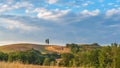 Summer harvest on the Tuscan fields, Italy