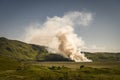 Burning Stubble, South Morar