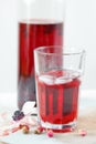 Summer hibiscus tea Royalty Free Stock Photo