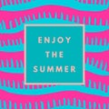 Summer hipster boho background