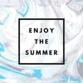 Summer hipster marble background