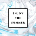 Summer hipster marble background