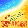 Summer holiday background Royalty Free Stock Photo