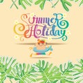 Summer holiday background Pattern Seamless