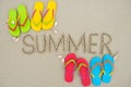 Summer holiday at beach Royalty Free Stock Photo