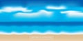 summer holiday beautiful beach seascape water background