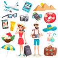 Summer Holiday Icons Set