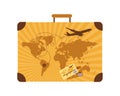 Summer holiday, suitcase Royalty Free Stock Photo