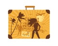 Summer holiday, suitcase Royalty Free Stock Photo