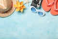 Summer holiday and travel background Royalty Free Stock Photo