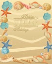 Summer holiday vacation background