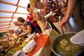 Summer hotel food festival Royalty Free Stock Photo