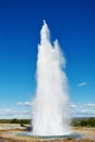 Eruption of Strokkur Geyser in Iceland