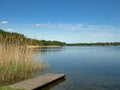 Summer idyll at PlÃÂ¤tlinsee in Mecklenburg Lake District, Germany