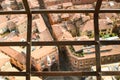 A view of a typical old European city from above Royalty Free Stock Photo