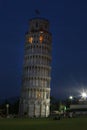 Pisa Cathedral. Leaning Tower of Pisa. Night view