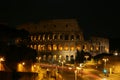 Night Colosseum with illumination.